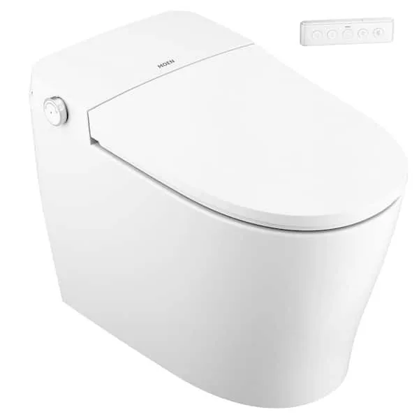 MOEN 2-Series Elongated Bidet Toilet in White ET900