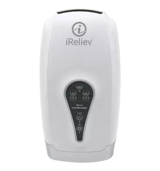 Hand Massager Machine with Acupressure by iReliev MA-7000-WH Massagers