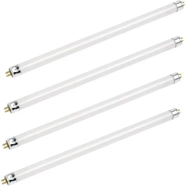 Bluex Bulbs 4 Pack F14T5/850 14W 22 Inch T5 Fluorescent Tube Light Bulb 5000K Cool White Mini Bi-Pin (G5) Base Straight Tube Light Bulb