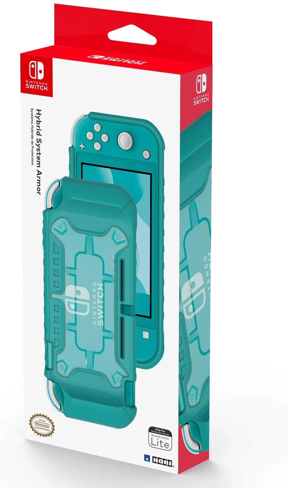 Hori - Hybrid System Armor - Turquoise - for Nintendo Switch Lite