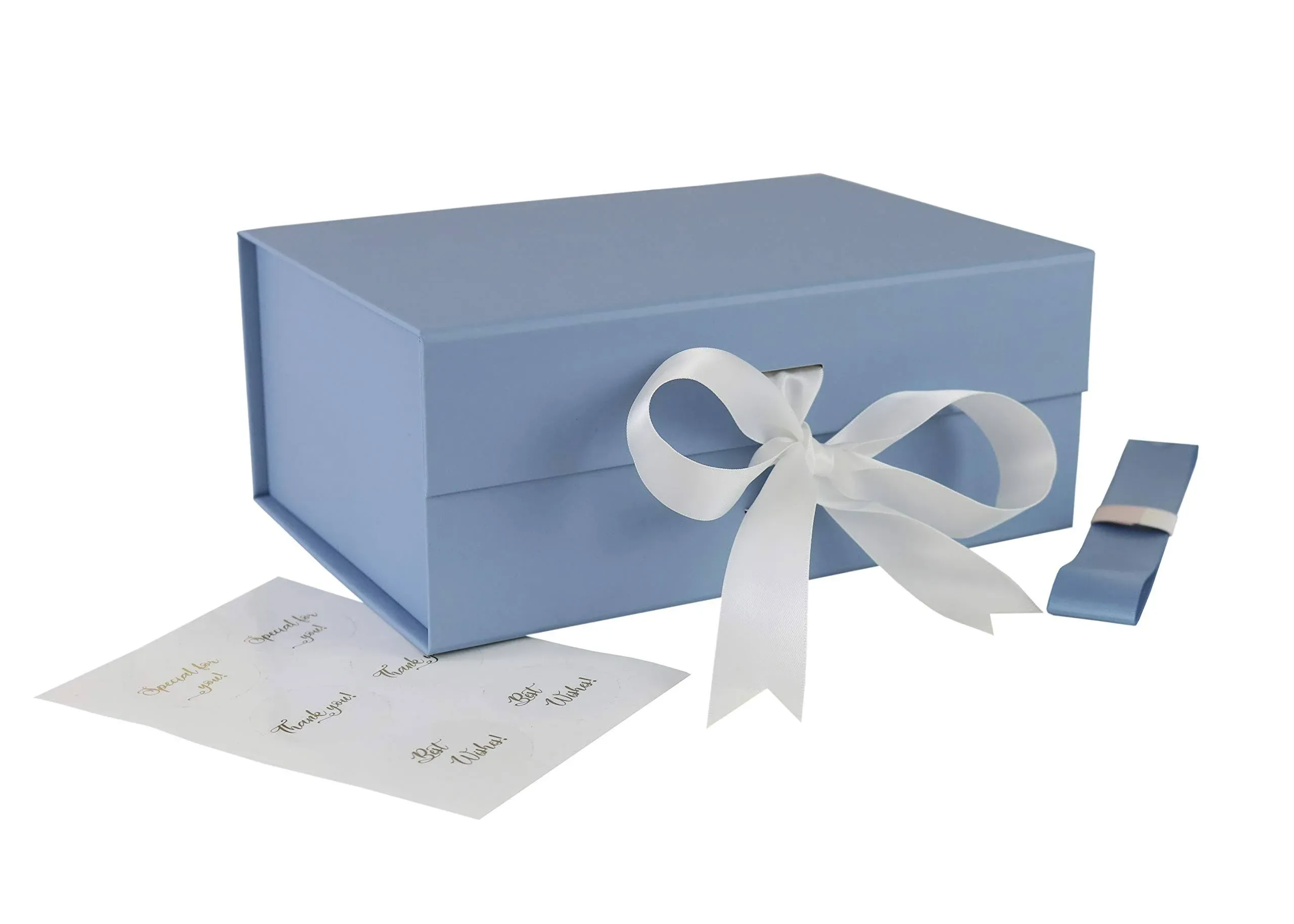 Sketch Group A5 Navy Blue Gift Box with Changeable Ribbon and Magnetic Closure ...