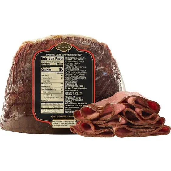 Private Selection Angus Roast Beef Fresh Sliced Deli Meat 1 lb