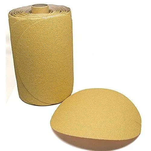 Benchmark Abrasives 6" Discs On A Roll PSA Gold Da Sanding Paper