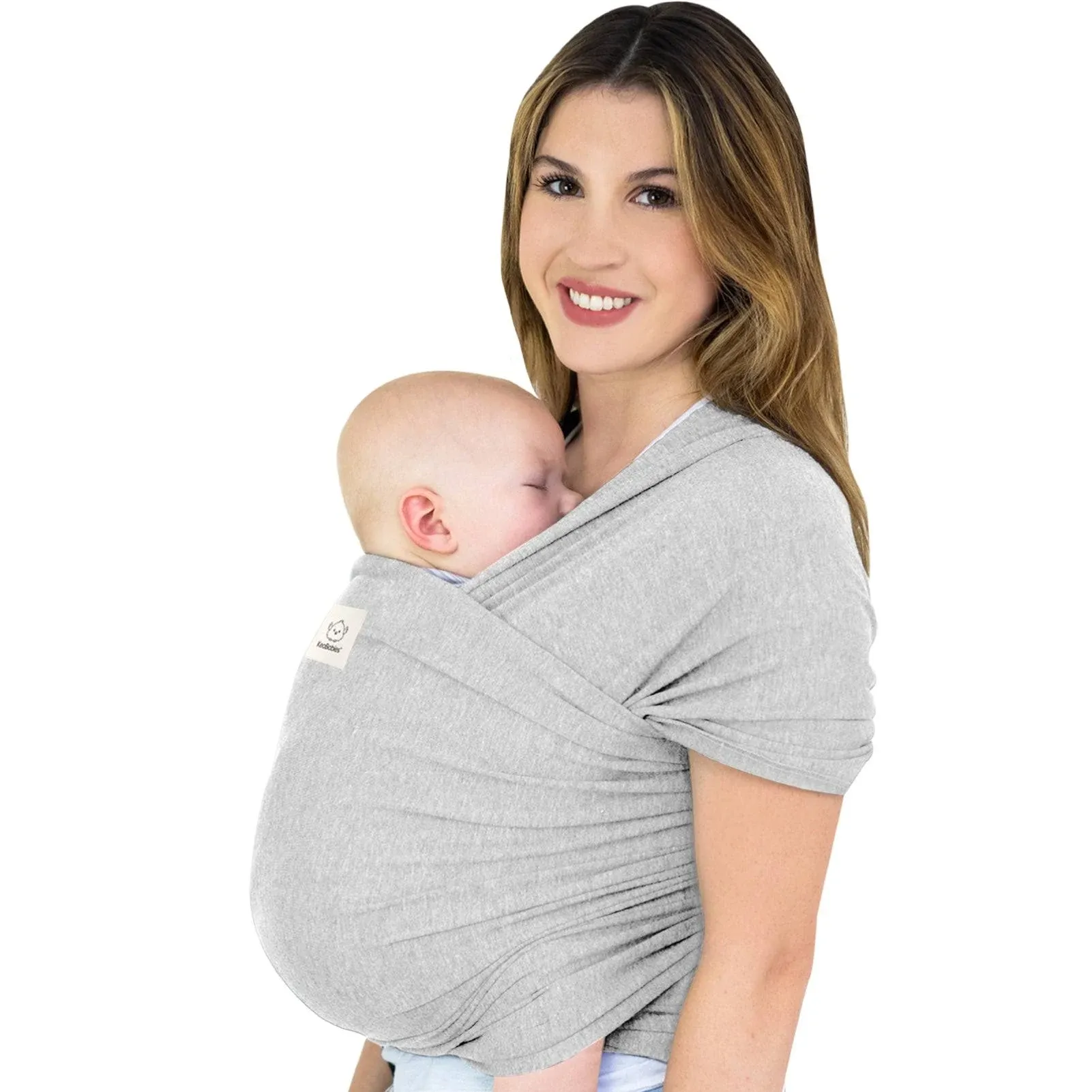 KeaBabies Original Wrap Carrier in Rhino Gray