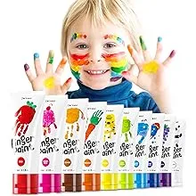 Jar Melo Safe Finger Paints for Toddlers