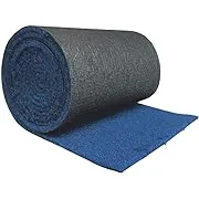 Carpet by the Foote, Boat Trailer Bunk Carpet, Trailer Guide Carpet, Marine Carpet, Boat Carpet, Bunk Padding, (Blue Black, 16oz 12" (in) Wide x 100' (ft) Long)