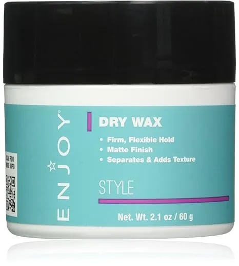 ENJOY Dry Wax (2.1 OZ) – Non-Greasy, Pliable Hair Wax