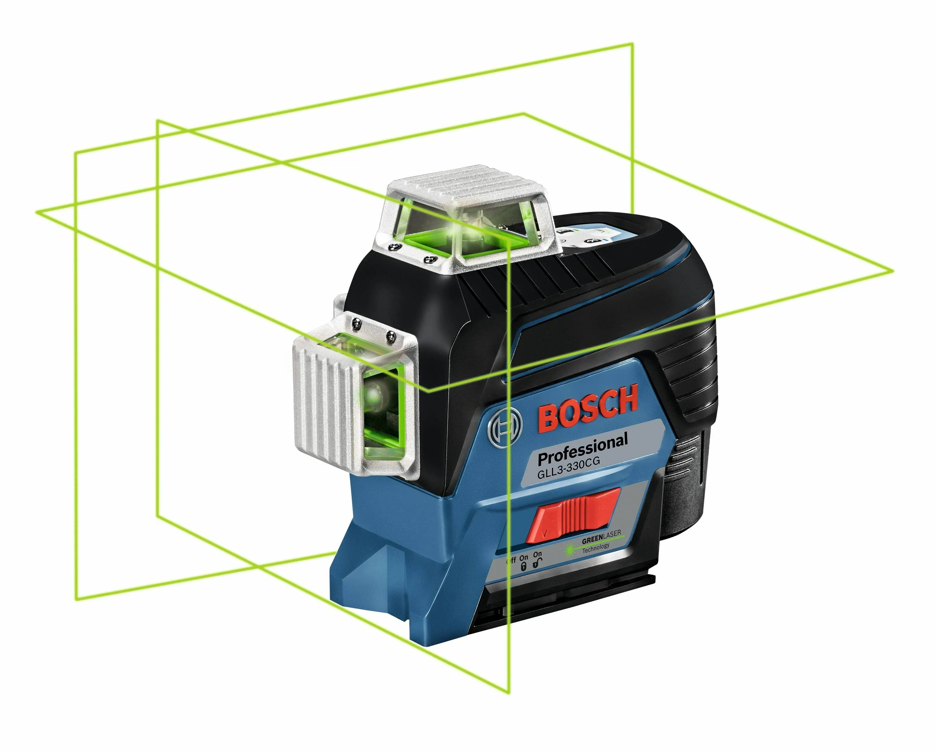 Bosch Green 330-ft Indoor Cross-line Laser Level with 360 Beam