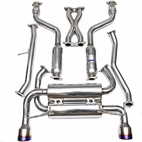 Invidia 09+ 370Z Gemini Rolled Titanium Tip Cat-Back Exhaust