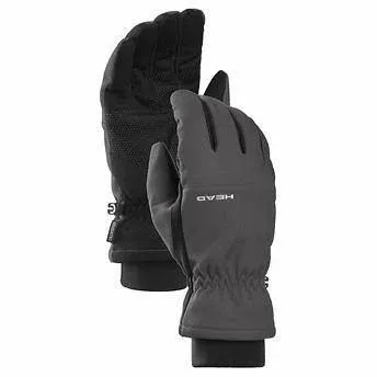 Head Men’s Waterproof Hybrid Gloves, Small / Black