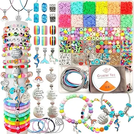 Leitait Girls Toys Bracelet Making Kit