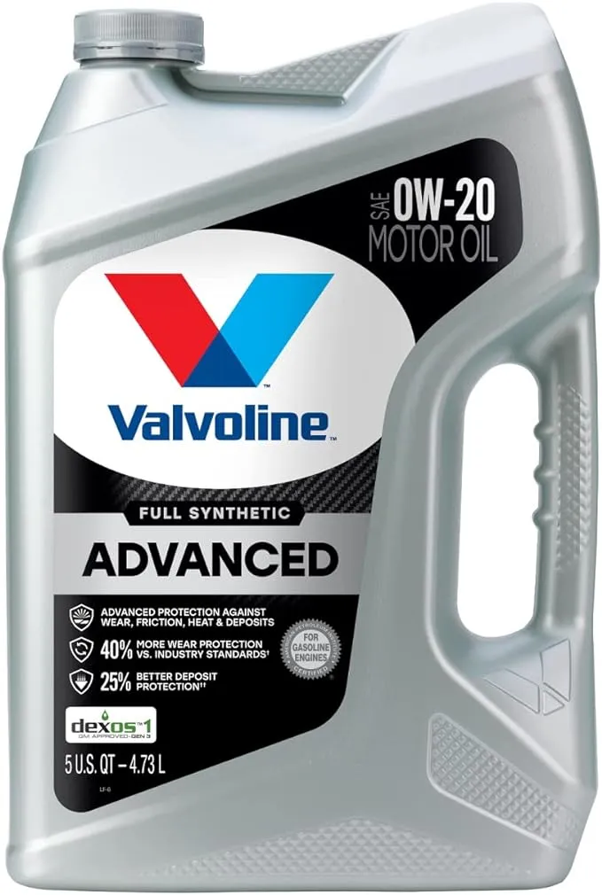 Valvoline 0W-20 Advanced Full Synthetic Motor Oil