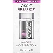 essie Nail Care, 8-Free Vegan, Speed Setter Top Coat, quick-dry nail polish, 0.46 fl oz