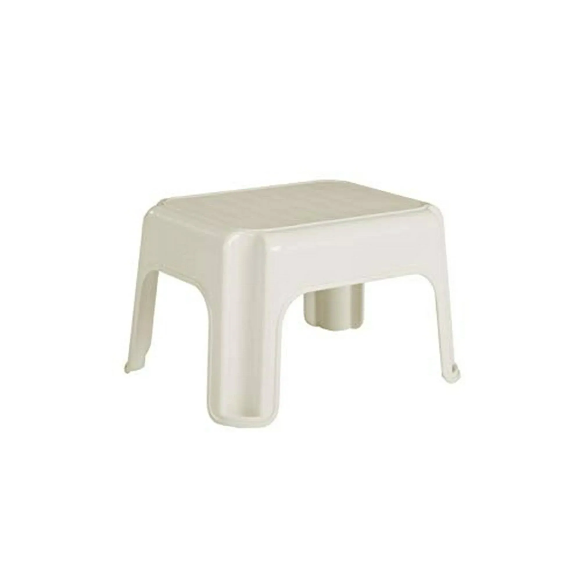 Rubbermaid Roughneck Step-Stool, Bisque, Lightweight, Holds up to 300 pounds, Ideal for Kitchen-Bath, Skid-Resistant