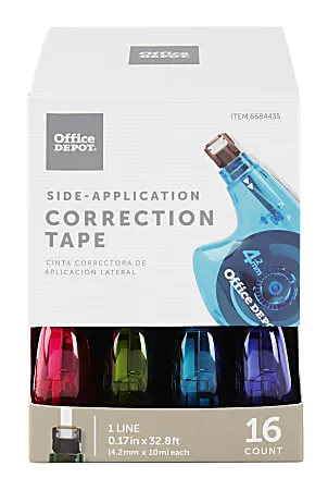 Office Depot Side- Application Correction Tape