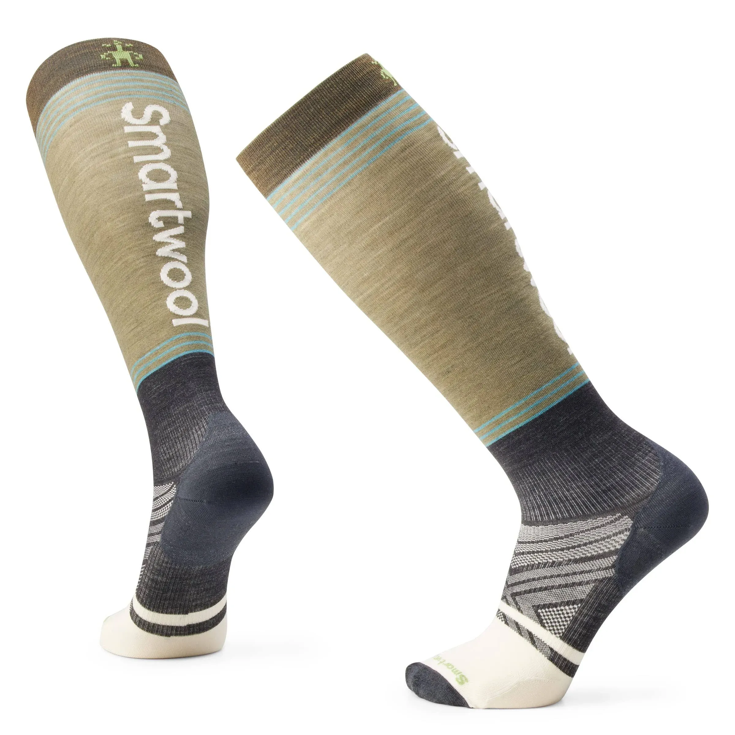 Smartwool Ski Zero Cushion Logo Over The Calf Socks