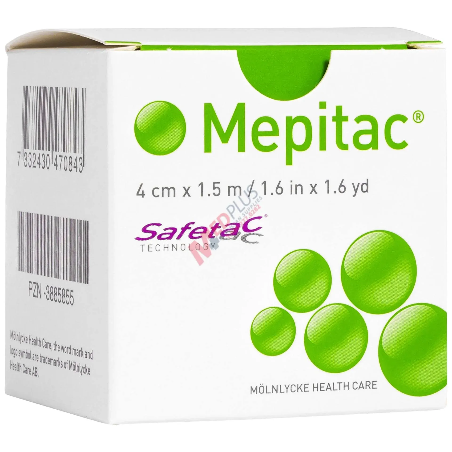 Mepitac 298400 Soft Silicone Tape, 1-1/2" x 59"