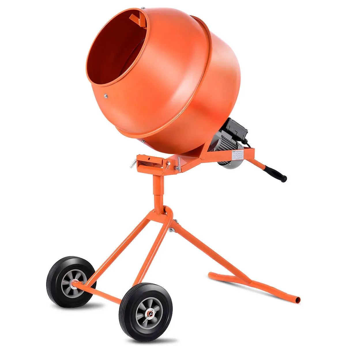 Stark USA 5.0 Cu. Ft. Cement Mixer 1/2hp Portable Electric Concrete Mortar Barro