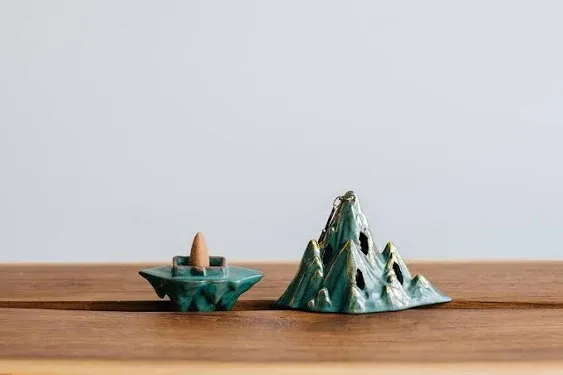 Backflow Incense Burner - Mountain Gaze Zen