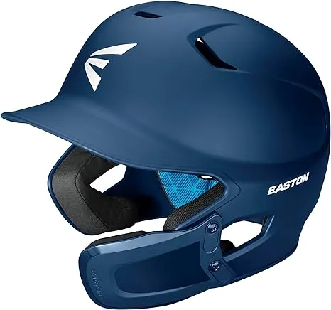 Easton Z5 2.0 Batting Helmet w/ Universal Jaw Guard, Matte Charcoal / Senior