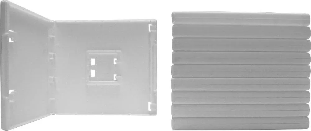 (10) White Standard Replacement Game Boxes - Compatible with Nintendo 3DS - #VGBR113DSWH