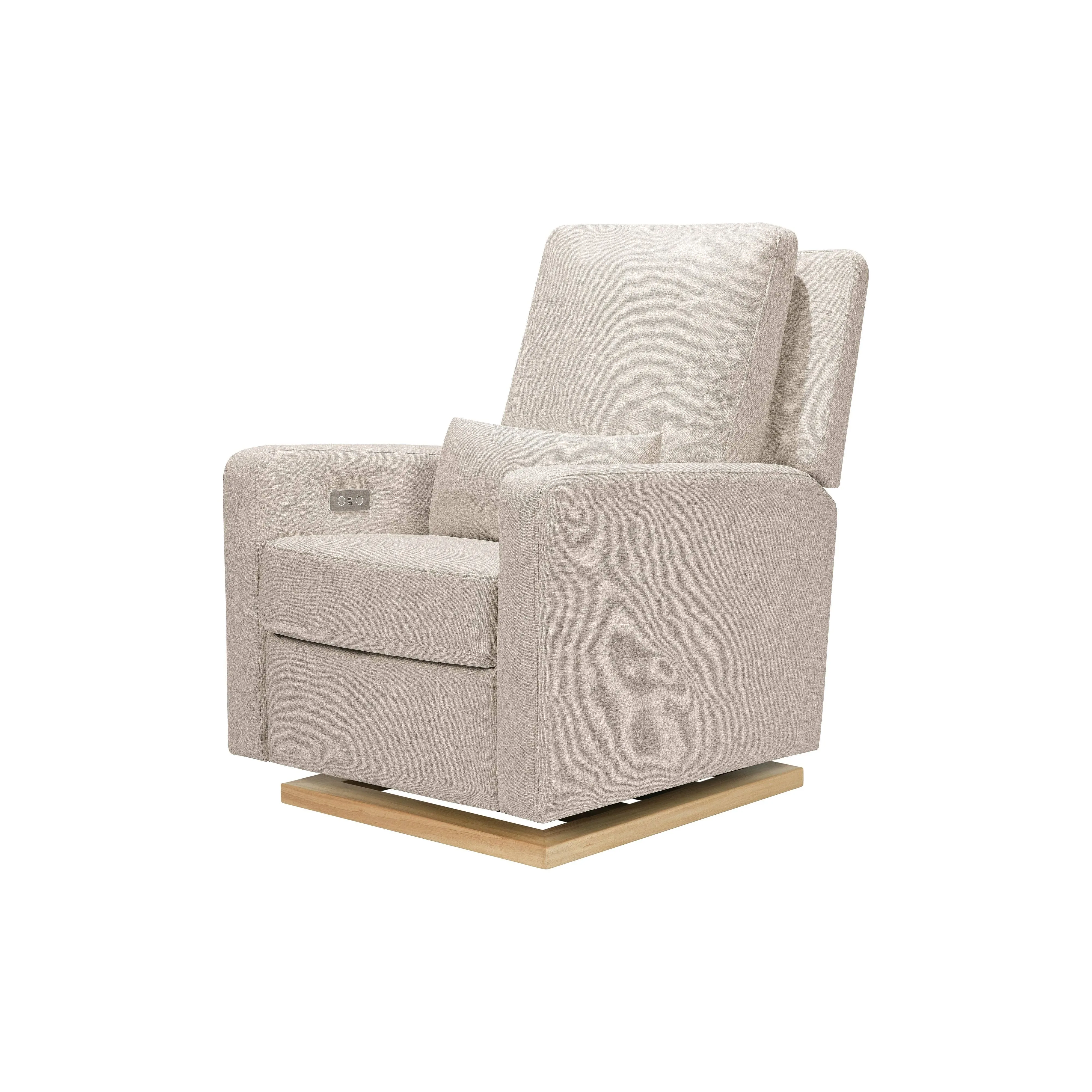 Babyletto Sigi Electronic Recliner and Glider in Eco Performance Fabric with USB Port