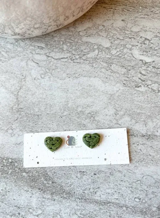 sparkly pickle earrings