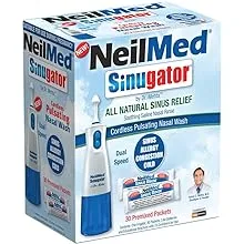 NeilMed Sinugator Pulsating Nasal Wash - 30 pack