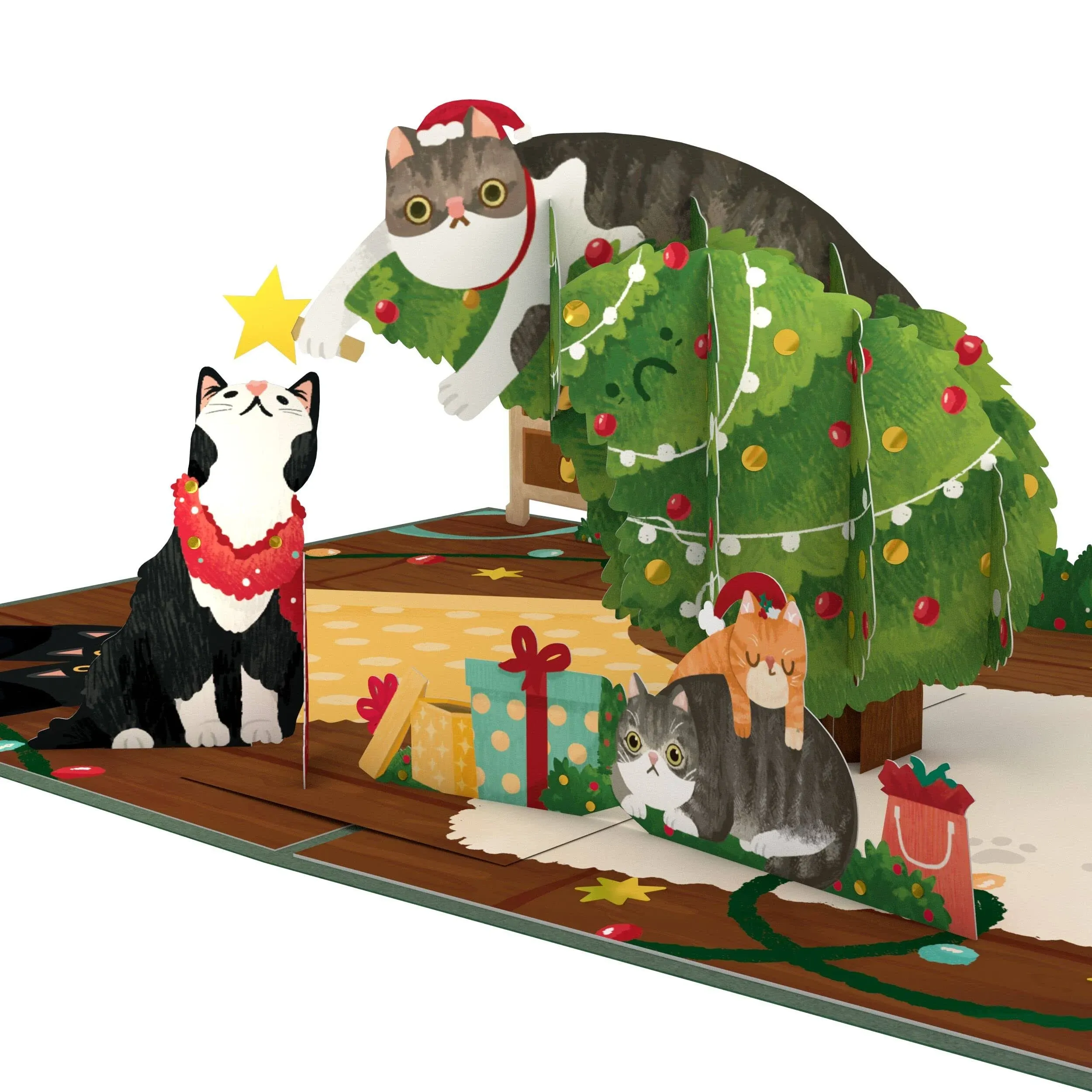 Lovepop Meowy Little Christmas Cats Pop-Up Card