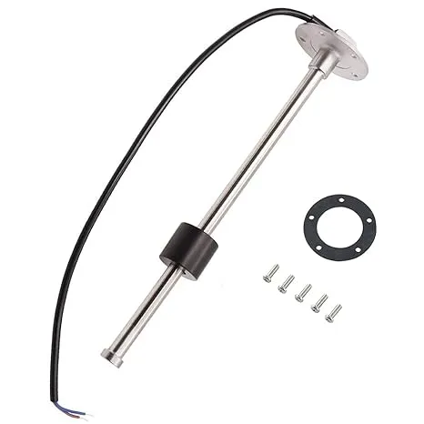 100TECH Fuel Sending Unit 240-33 ohms 11"(280mm） Marine for Boat Vehicle Truck RV Fuel Tank Sending Unit Fuel Water Level Sending Unit Fuel Gas Sender Fuel Water Level Sensor Fuel Gauge Sending Unit