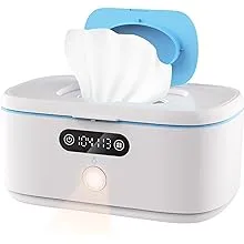 Bellababy Wet Wipe Warmer Dispenser w/ NIght Light Temp Display Vehicle Adapter