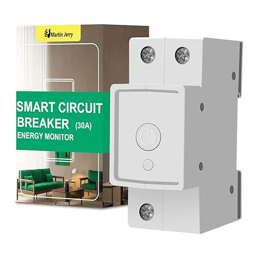 Smart Circuit Breaker by Martin Jerry, 30-Amp Breaker, Single Pole 