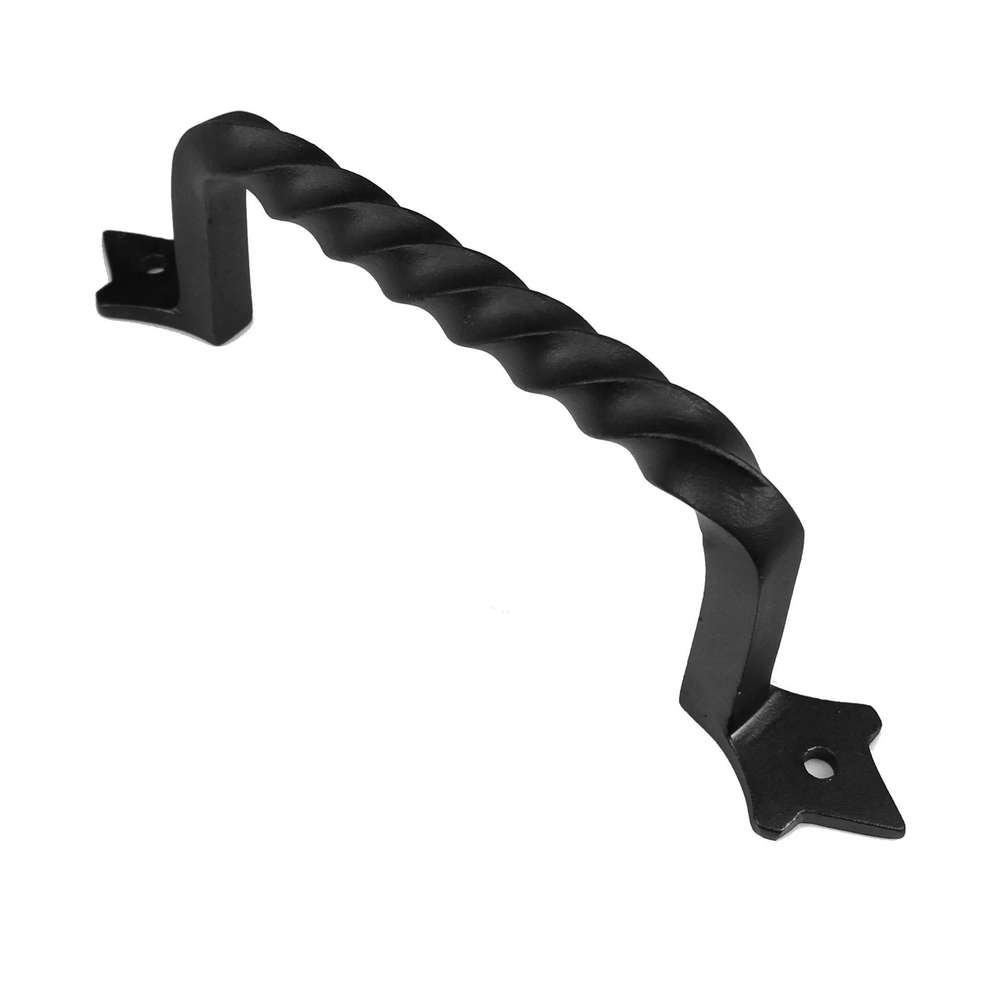 Iron Valley - 9&#039;&#039; Twist Door Pull Handle - Cast Iron