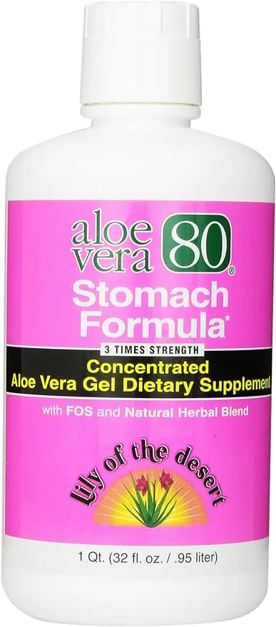 Aloe 80 Organics Stomach Formula, 32 Ounce