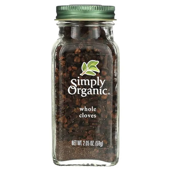 Simply Organic Whole Cloves, Certified Organic | 2.05 oz | Syzygium aromaticum (L.) Merr. & L.