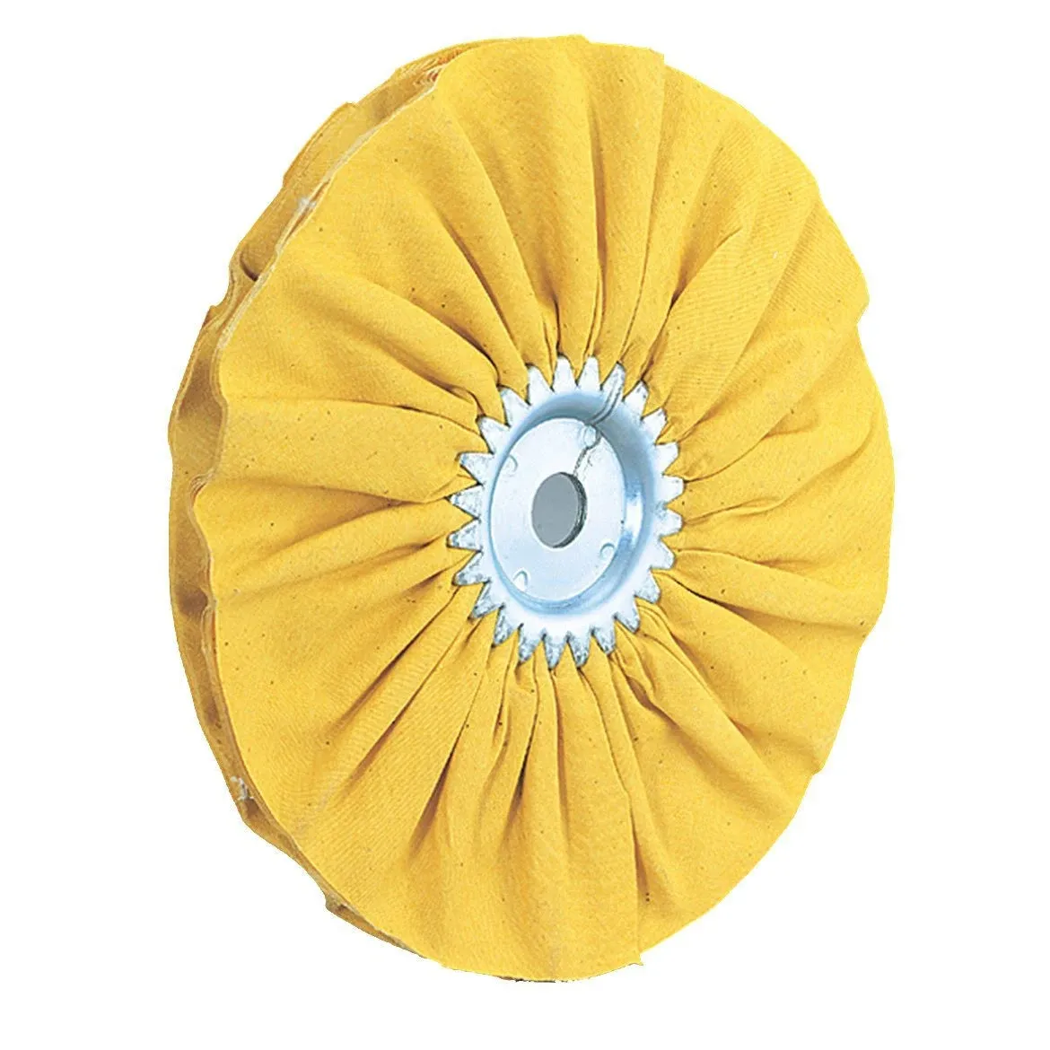 Woodstock D2517 8-Inch Bias Hard Buffing Wheel, Yellow