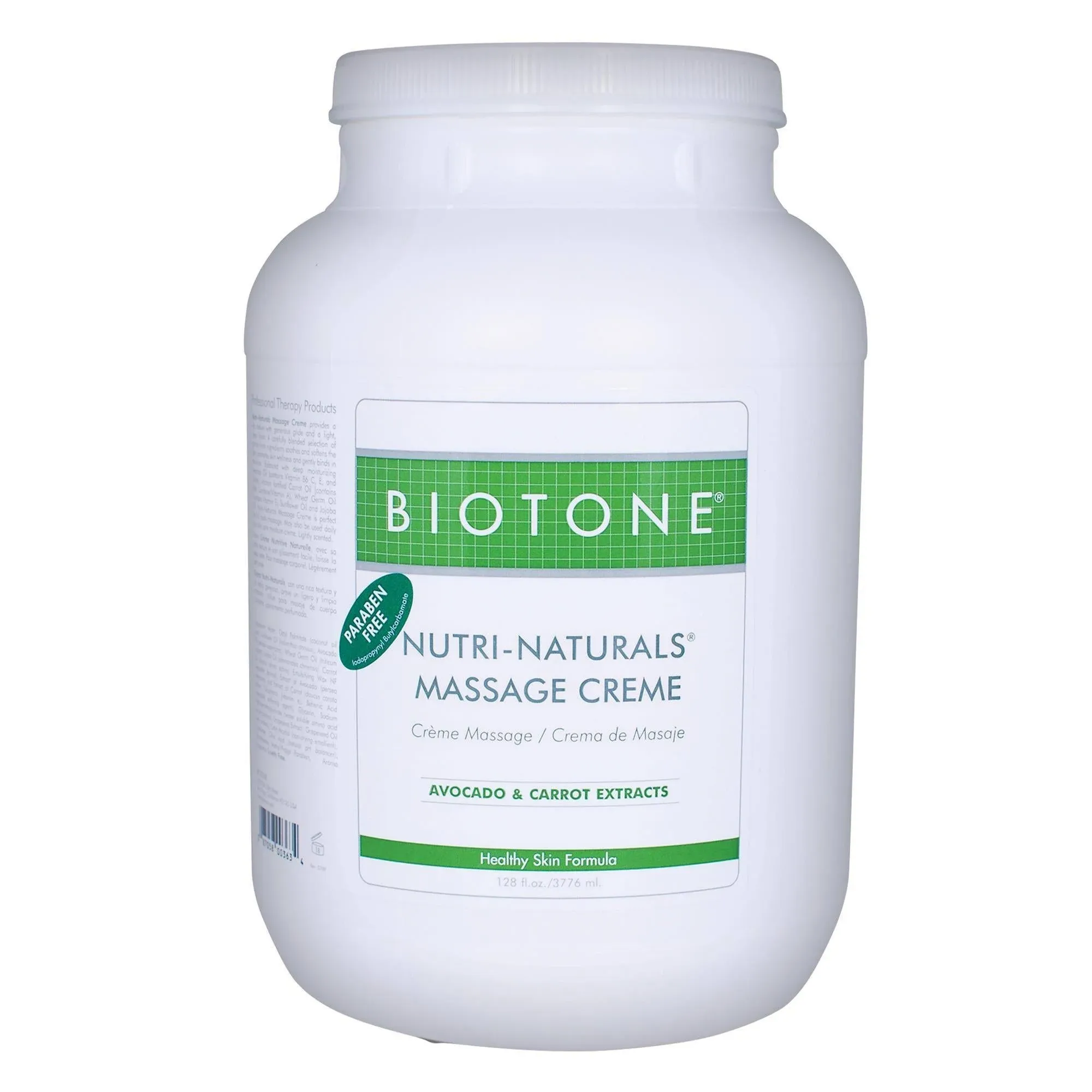 Biotone Nutri-Naturals Massage Creme - 1 Gallon