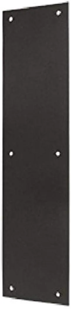 Deltana PP3515U10B 3 1/2-Inch x 15-Inch Solid Brass Push Plate