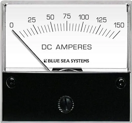 Blue Sea 8018 DC Analog Ammeter - 2-3/4 Face, 0-150 Amperes DC