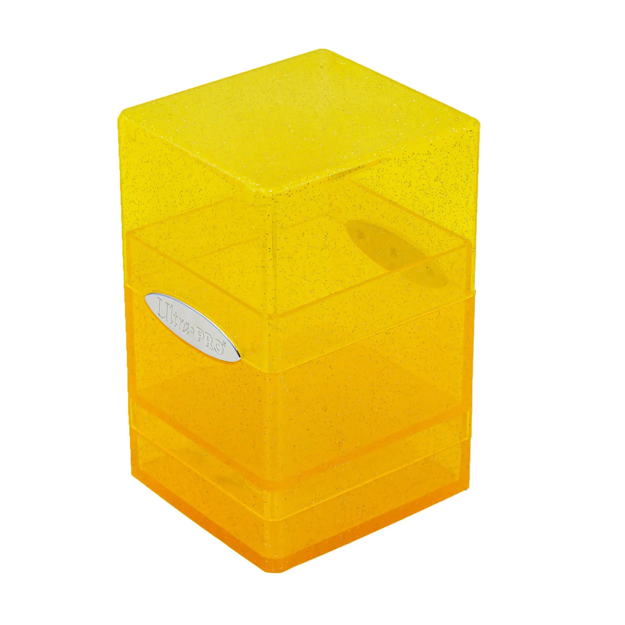 Ultra Pro Deck Box: Satin Tower - Glitter Yellow