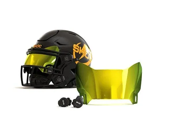 Shoc Zero-G Plus Football Visor for Ridddell Speedflex and Schutt F7