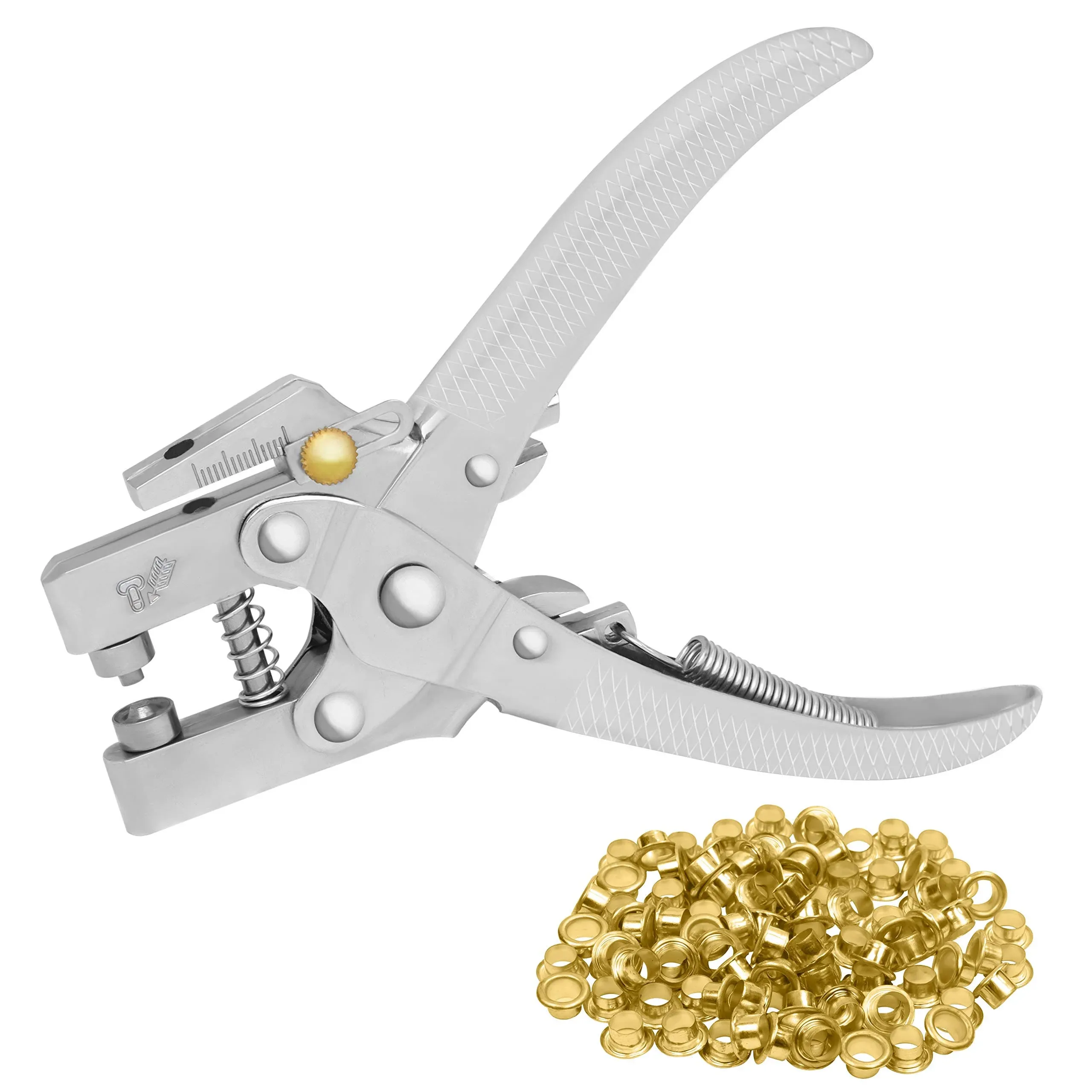 Eyelet Hole Punch Pliers 3/16 in5mm Eyelet Grommet Pliers Kit Metal Eyelets K...