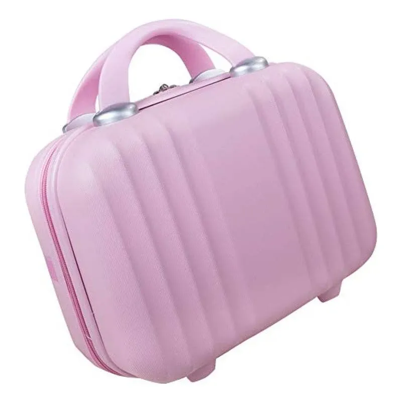 Exttlliy Mini Hard Shell Hard Travel Luggage Cosmetic Case, Small Portable ...