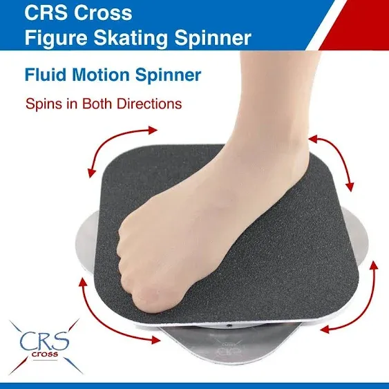 CRS Cross Figure Skating Spinner - Training Aid for Ice Skaters, Gymnastics, ...