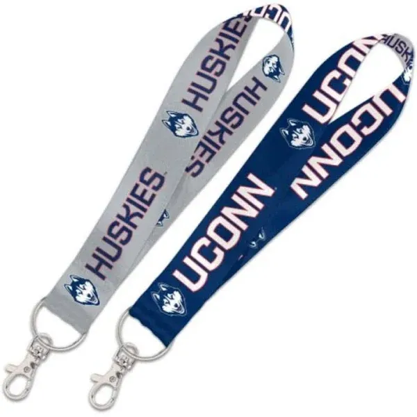 UCONN Huskies Wincraft NCAA 1&#034; Lanyard Key Strap