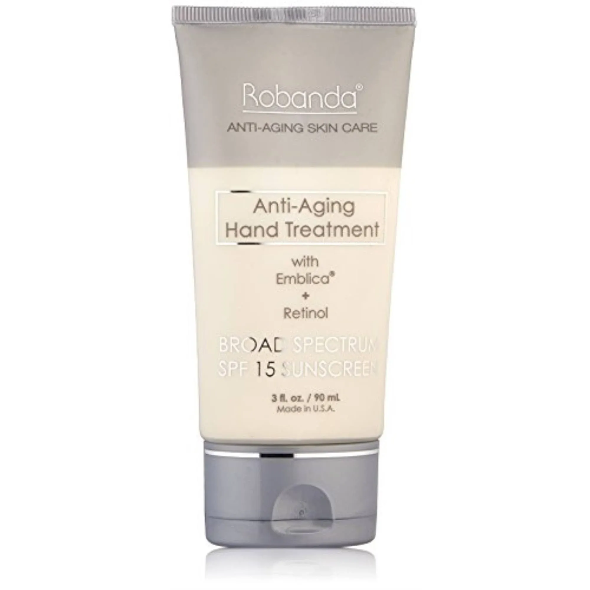 New Retinol by Robanda Anti-Aging Hand Treatment Broad Spectrum SPF 15