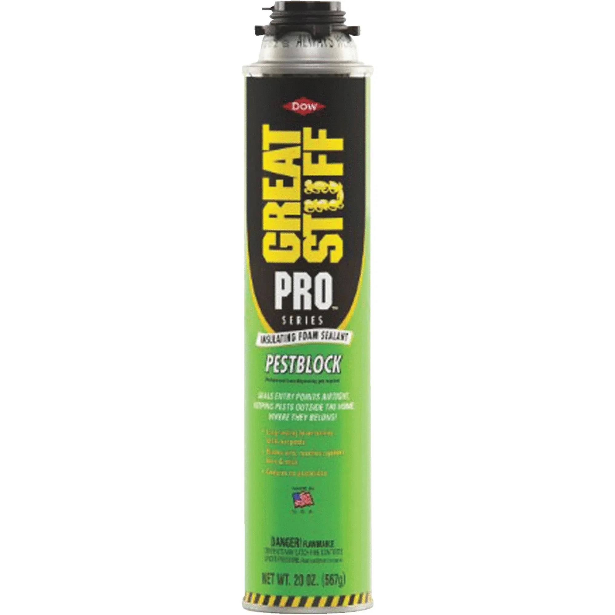 Great Stuff Pro Pestblock Insulating Foam Sealant 20 oz., Gray 11073754