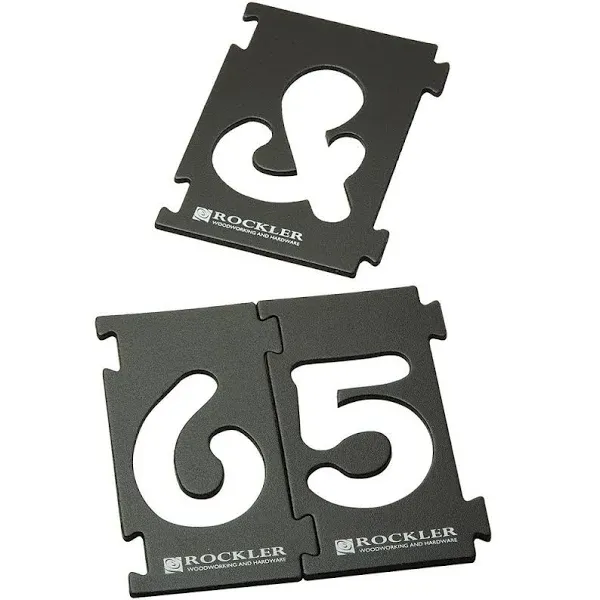 2-1/4" Interlock Signmaler's Number and Symbols Kit