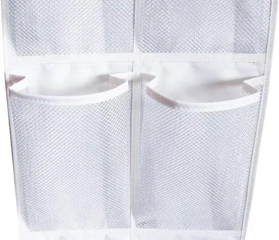 Heavy Duty over the Door Storage with 12 Mesh Pockets (White)