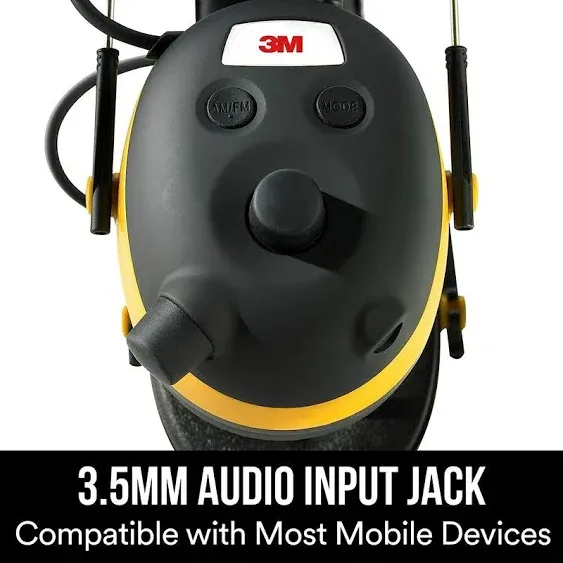 3m Worktunes Hearing Protector With Am/fm Radio, Nrr 24 Db |